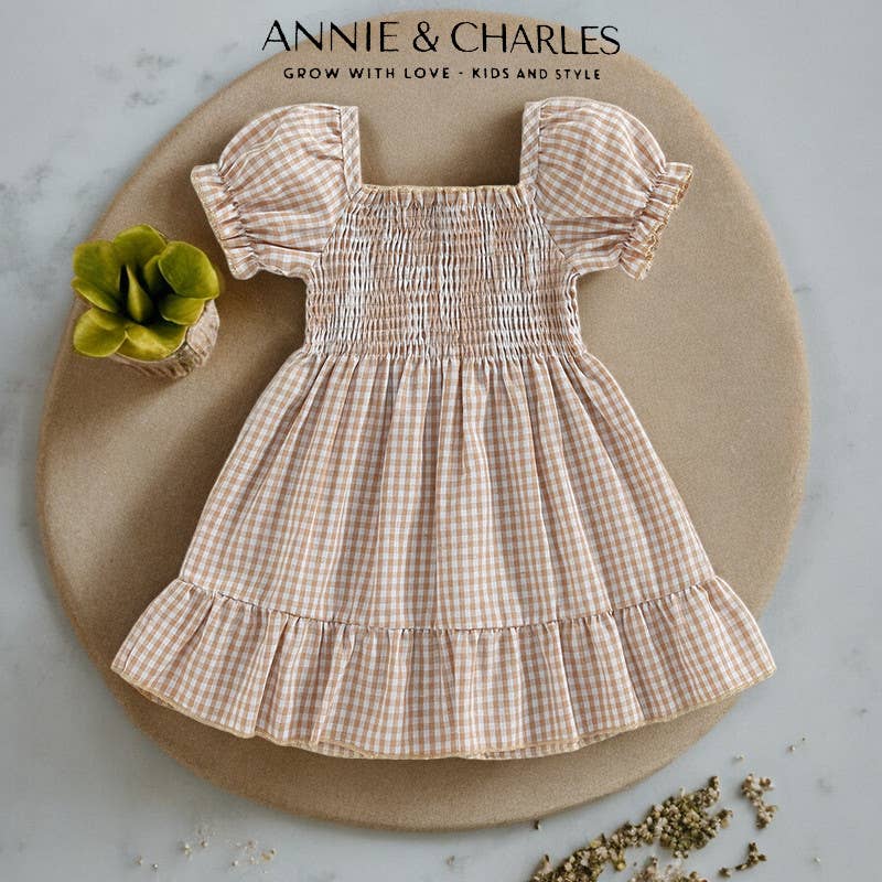Annie & Charles - Annie & Charles® cotton dress JARA: Black / 3-4 TONS
