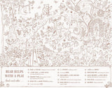 Abrams - Brown Bear Wood: A Search-and-Find Coloring Book: Over 100