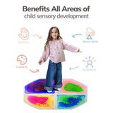 MEKA Sensory Play - UV or Fluorescent Glow-in-the-Dark Tuff Tray Play Mat: Large