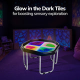 MEKA Sensory Play - UV or Fluorescent Glow-in-the-Dark Tuff Tray Play Mat: Large