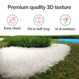 MEKA Sensory Play - 3D Grass Habitat Tuff Tray Play Mat: Large