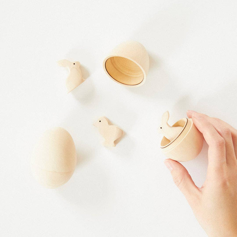 Sarah’s Silks - Wooden Baby Bunny