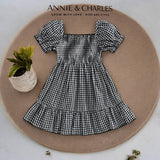 Annie & Charles - Annie & Charles® cotton dress JARA: Black / 3-4 TONS