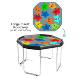 MEKA Sensory Play - Numbers 0-10 Vinyl Tuff Tray Play Mat: Large