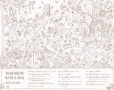Abrams - Brown Bear Wood: A Search-and-Find Coloring Book: Over 100