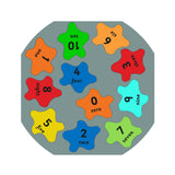 MEKA Sensory Play - Numbers 0-10 Vinyl Tuff Tray Play Mat: Large