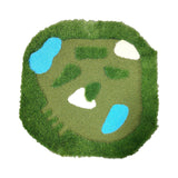 MEKA Sensory Play - 3D Grass Habitat Tuff Tray Play Mat: Large