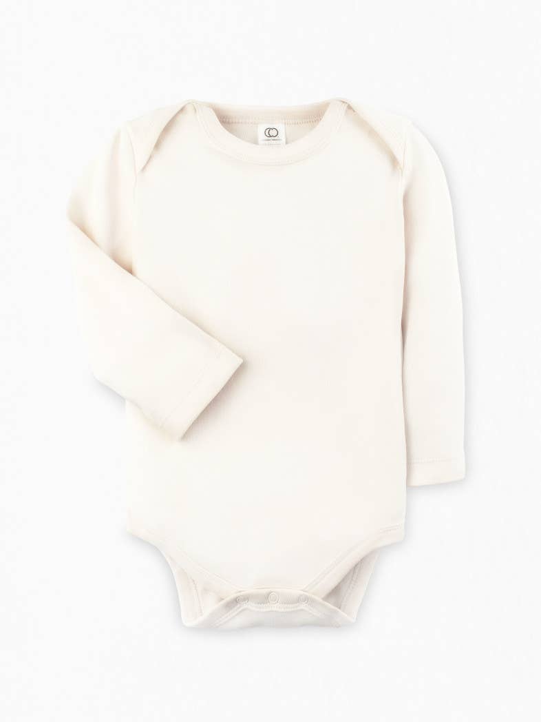 Colored Organics - Long Sleeve Classic Bodysuit - Natural