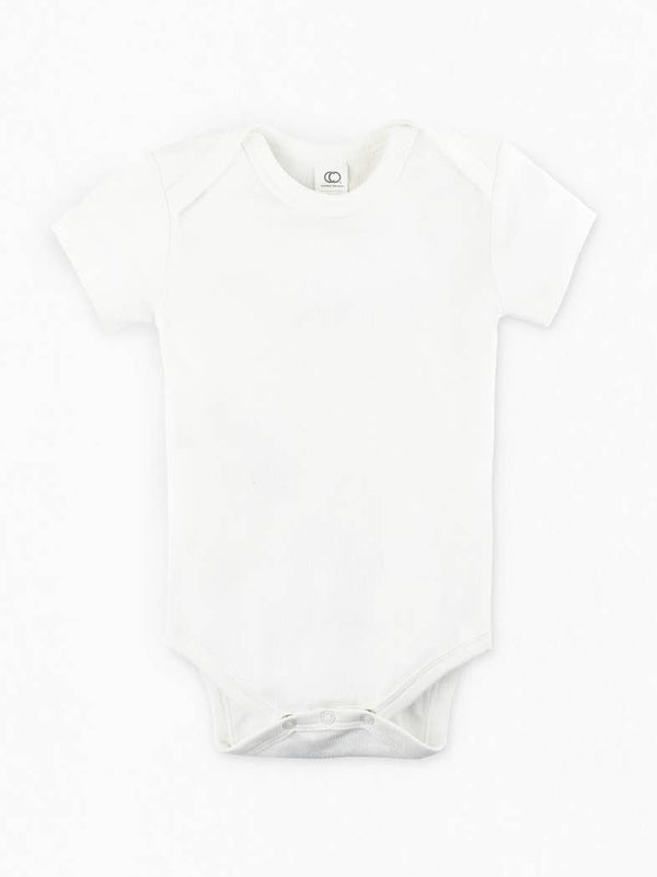 Colored Organics - Short Sleeve Classic Bodysuit - White