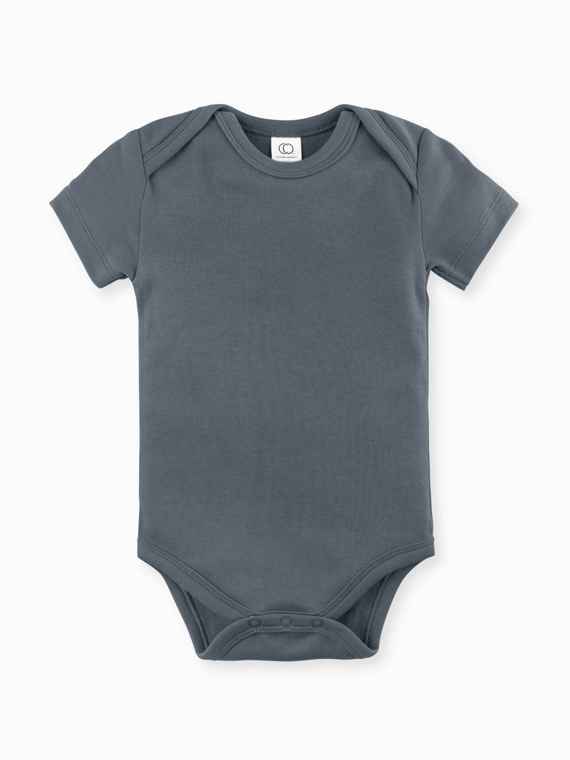 Colored Organics - Short Sleeve Classic Bodysuit - Harbor