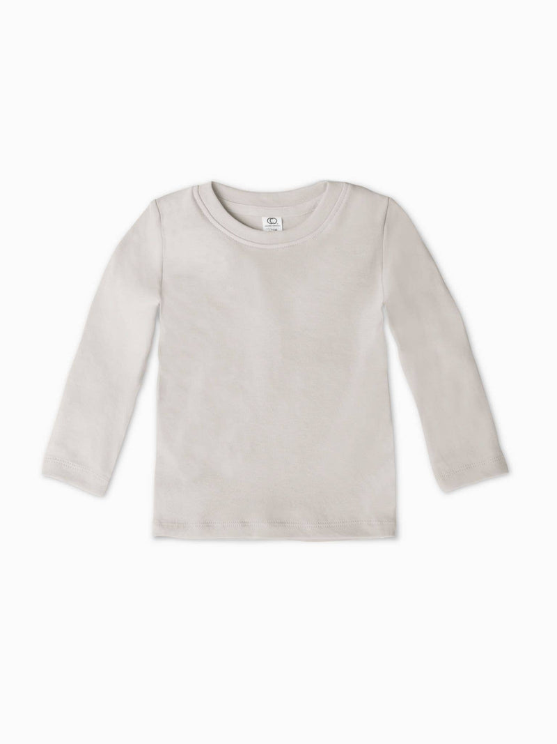 Colored Organics - Turk Long Sleeve Crew Neck Shirt - Stone