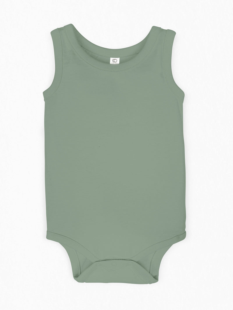 Colored Organics - Boulder Tank Bodysuit - Thyme