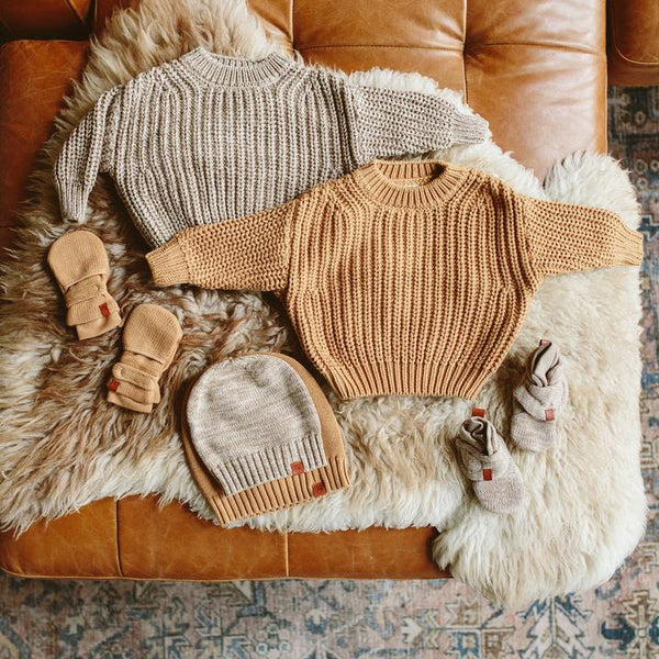 Chunky Knit Sweater - Pecan