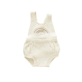 Rainbow Romper - White