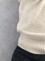 Knit Raglan Sweater Pullover - Cream