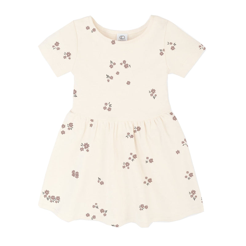 Short Sleeve Swing Dress - Blossoms