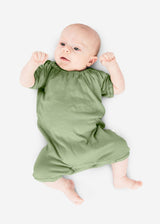 DoubleKnit Romper - Olive Green