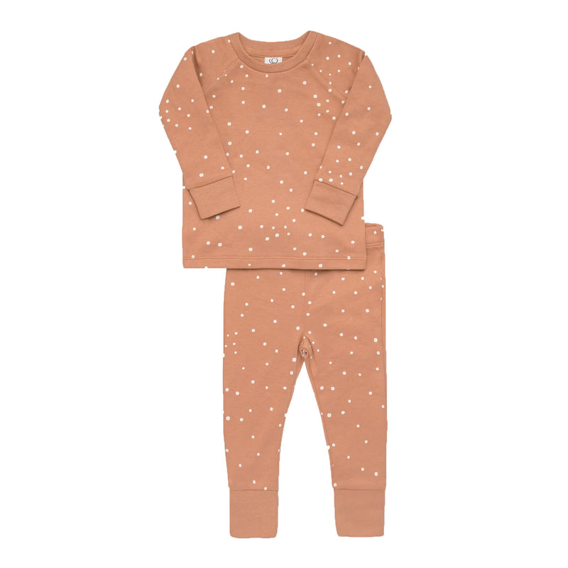 Long Sleeve Jammies - Square Dot